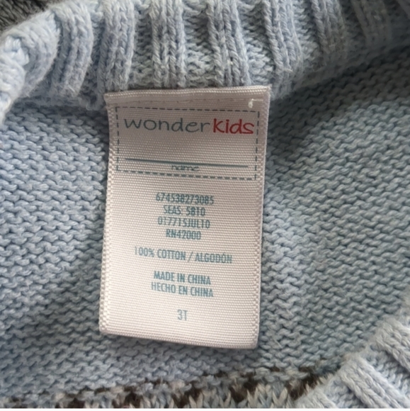 3T Sweater Bundle, Knit and Teddy Fleece Sweaters, Little Boy - Picture 10 of 11